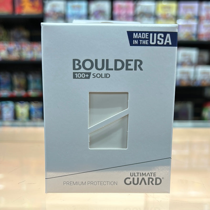 Ultimate Guard - Boulder Deck Case 100 CT - Solid White