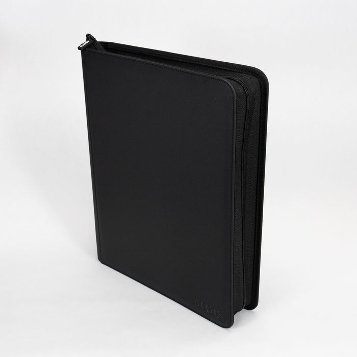 Aegis: 9-Pocket Diamond-Zip Toploader Binder (Black)