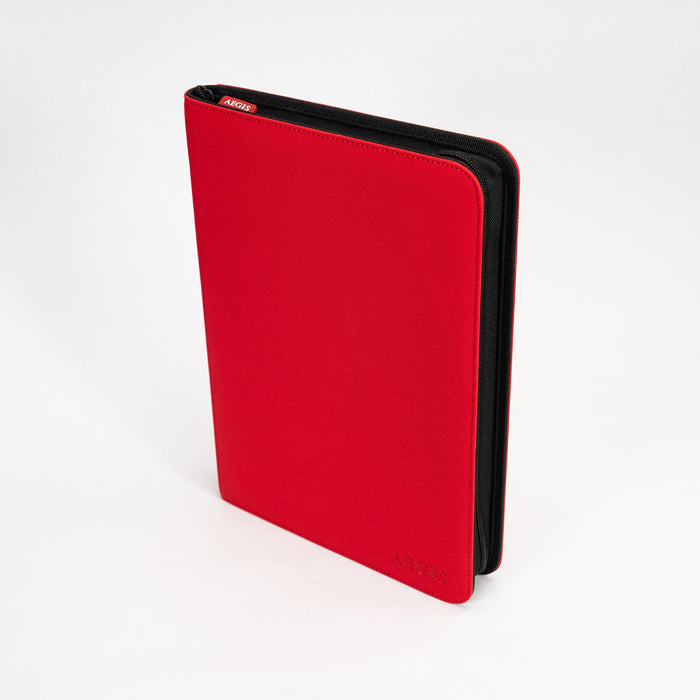 Aegis: 9-Pocket Diamond-Zip Binder (Red)