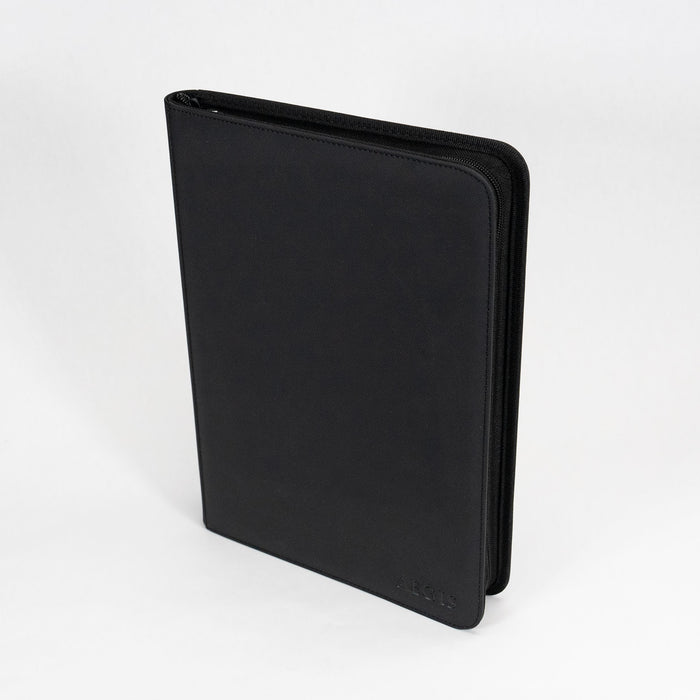 Aegis: 9-Pocket Diamond-Zip Binder (Black)