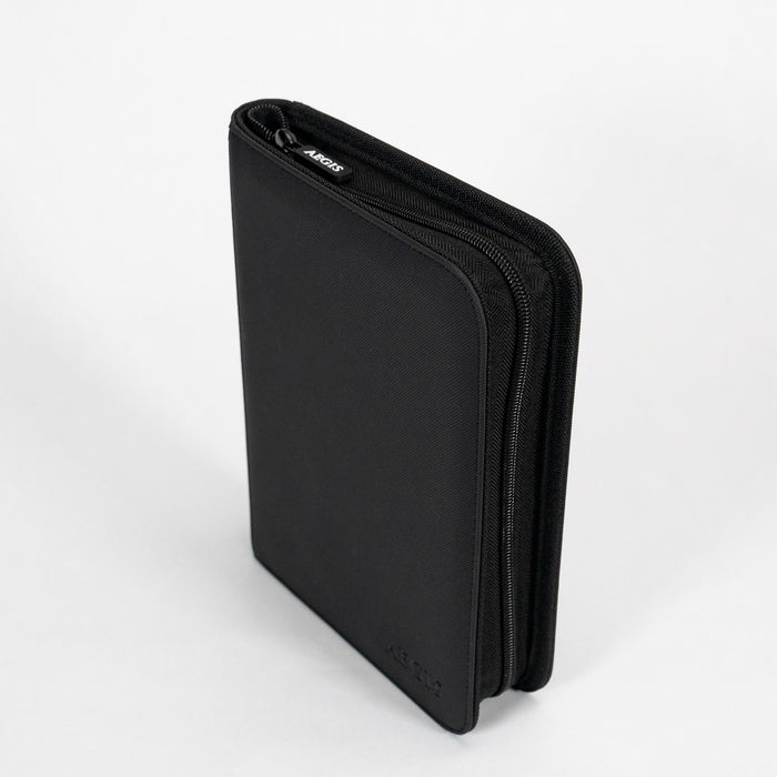 Aegis: 4-Pocket Diamond-Zip Binder (Black)