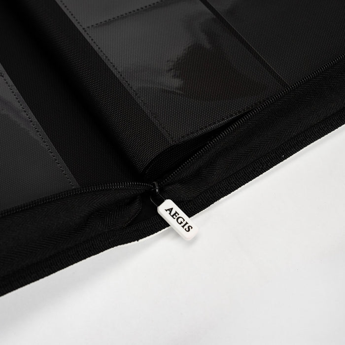 Aegis: 4-Pocket Diamond-Zip Toploader Binder (White)