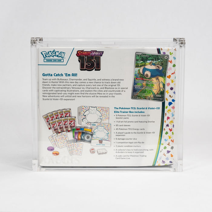 Aegis: Acryl-lock Elite Trainer Box Display (For Pokémon TCG)