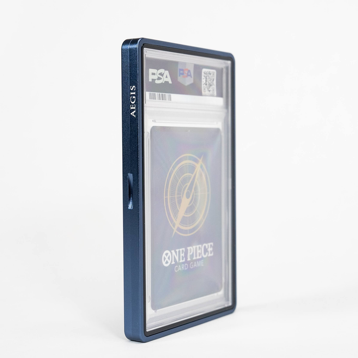 Aegis: Slab Shield - Aluminum Graded Card Holder PSA (Blue)