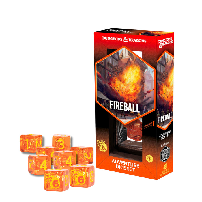 Dungeons & Dragons: Adventure Dice Set 8PC(Fireball)