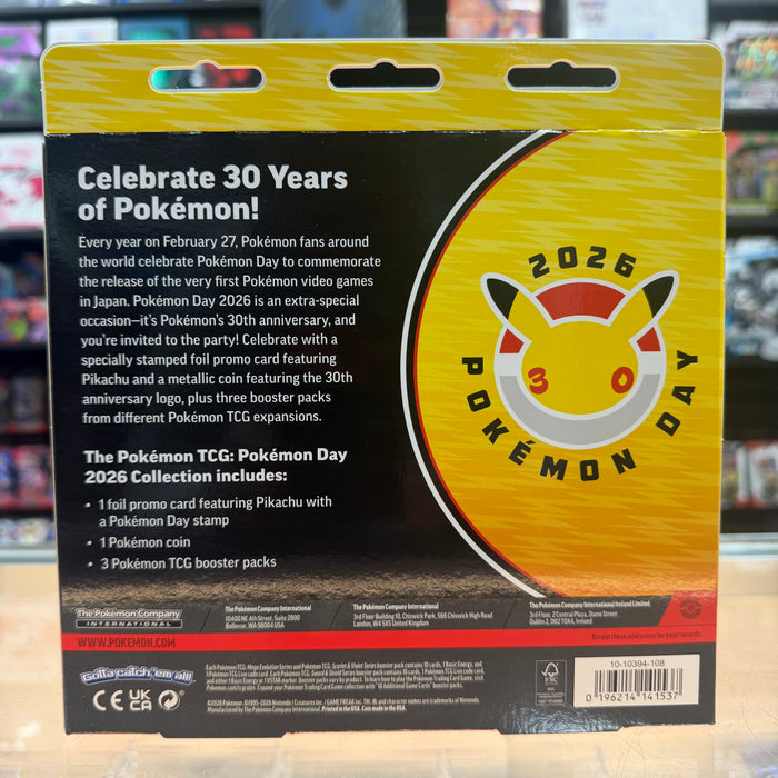 Pokémon TCG: Pokémon Day 2026 Collection (Limit 2)