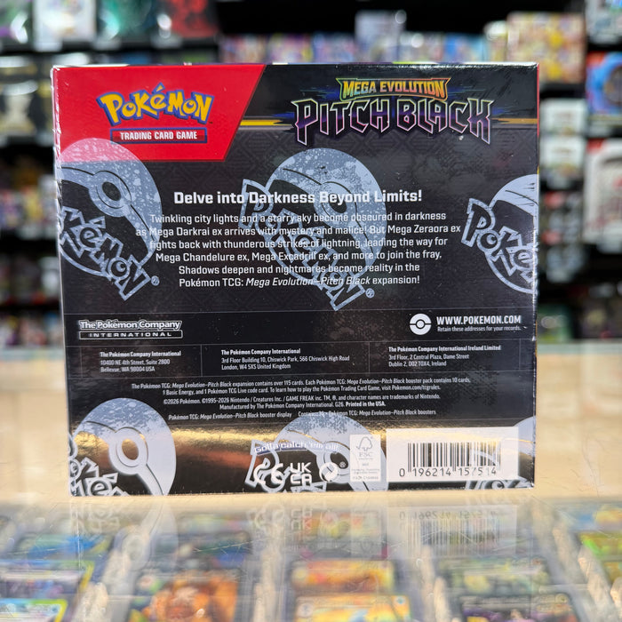 Pokémon TCG: Mega Evolution: Pitch Black - Booster Box (Limit 1)