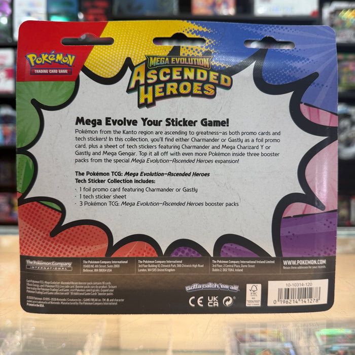 Pokémon TCG: Mega Evolution: Ascended Heroes - Tech Sticker Collection (Charmander) (Limit 1)