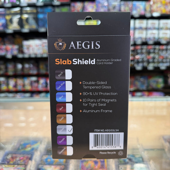 Aegis: Slab Shield - Aluminum Graded Card Holder PSA (Silver)