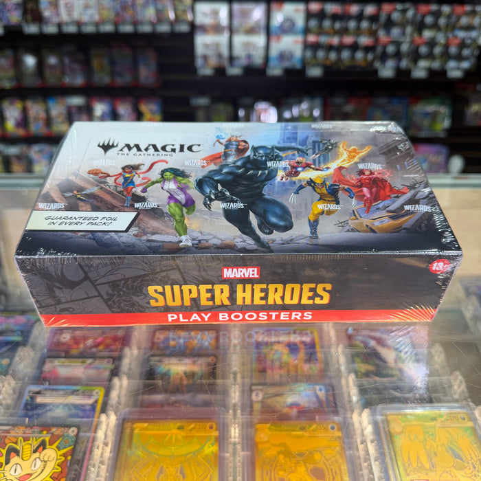 Magic: The Gathering - Marvel Super Heroes - Play Booster Display