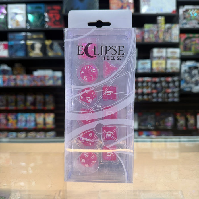 Ultra-PRO: Eclipse - RPG Dice Set 11PC (Hot Pink)