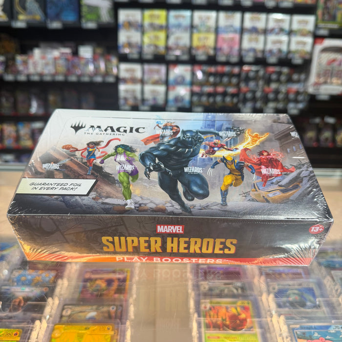 Magic: The Gathering - Marvel Super Heroes - Play Booster Display (6/26)