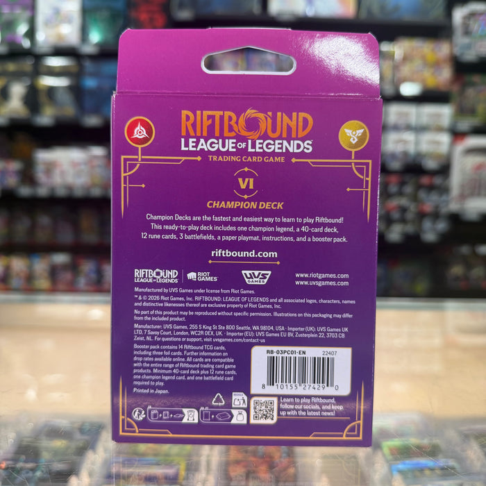 Riftbound TCG: Unleashed - Champion Deck (Vi)