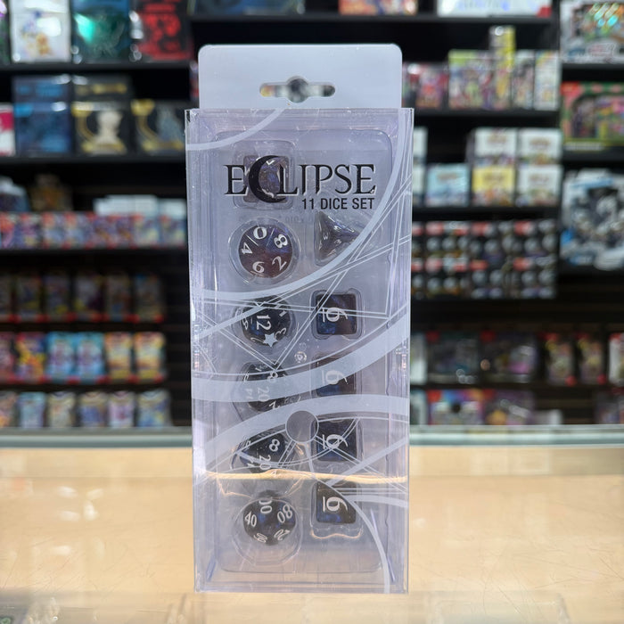 Ultra-PRO: Eclipse - RPG Dice Set 11PC (Jet Black)
