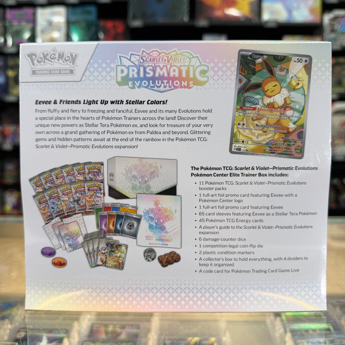 Pokémon TCG: Scarlet & Violet: Prismatic Evolutions - Elite Trainer Box (Pokémon Center Exclusive)