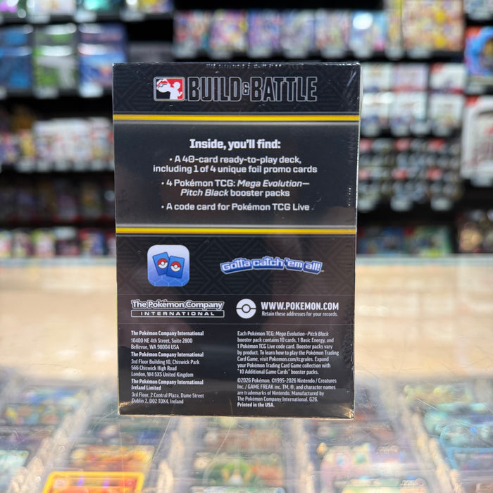 Pokémon TCG: Mega Evolution: Pitch Black - Build & Battle (Limit 1)