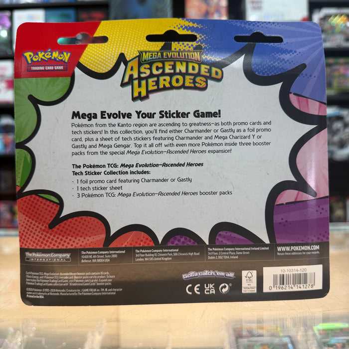 Pokémon TCG: Mega Evolution: Ascended Heroes - Tech Sticker Collection (Gastly) (Limit 1)