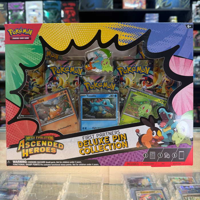 Pokémon TCG: Mega Evolution: Ascended Heroes - First Partners Deluxe Pin Collection (Limit 1)
