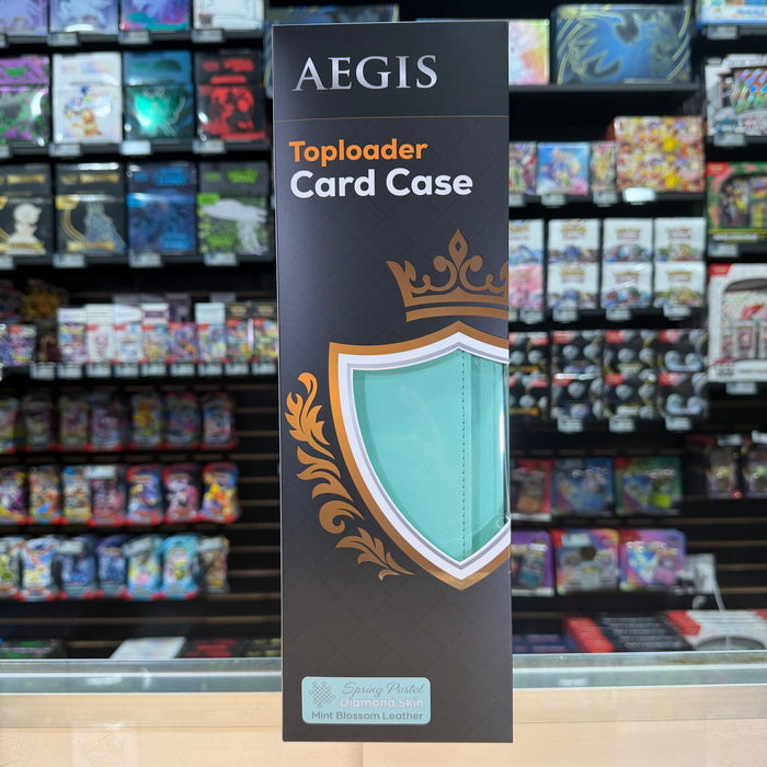 Aegis: Toploader Card Case (Spring Pastel - Mint Blossom)