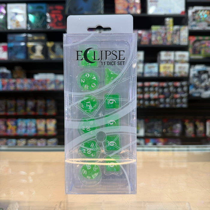 Ultra-PRO: Eclipse - RPG Dice Set 11PC (Lime Green)