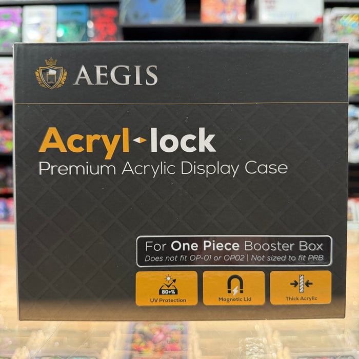 Aegis: Acryl-lock Booster Box Display (For One Piece TCG)