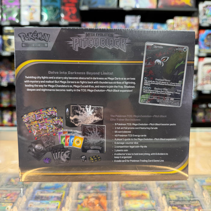 Pokémon TCG: Mega Evolution: Pitch Black - Elite Trainer Box (Limit 1)