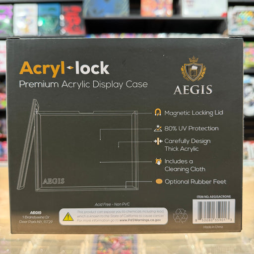 Aegis: Acryl-lock Booster Box Display (For One Piece TCG) Aegis: Acryl-lock Booster Box Display (For One Piece TCG)