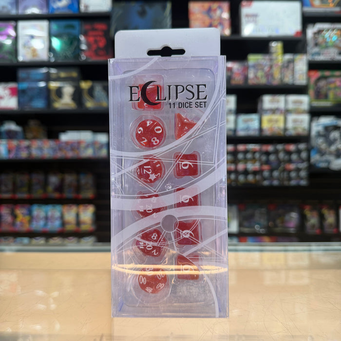 Ultra-PRO: Eclipse - RPG Dice Set 11PC (Apple Red)