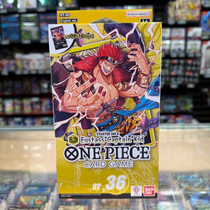 One Piece TCG: Eustass "Captain" Kid (Yellow) [ST-36] - Starter Deck (Limit 1)