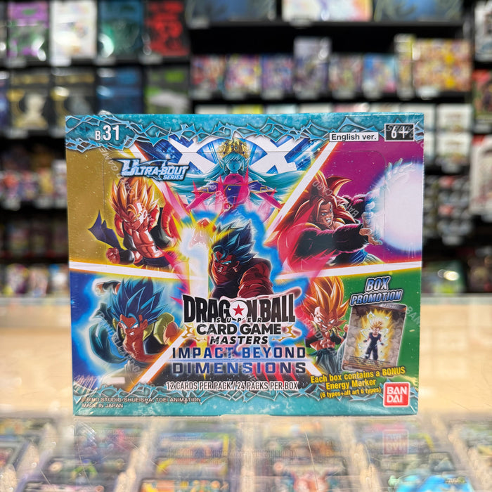 Dragon Ball Super Masters TCG: Impact Beyond Dimensions [BT31] - Booster Box (Limit 1)