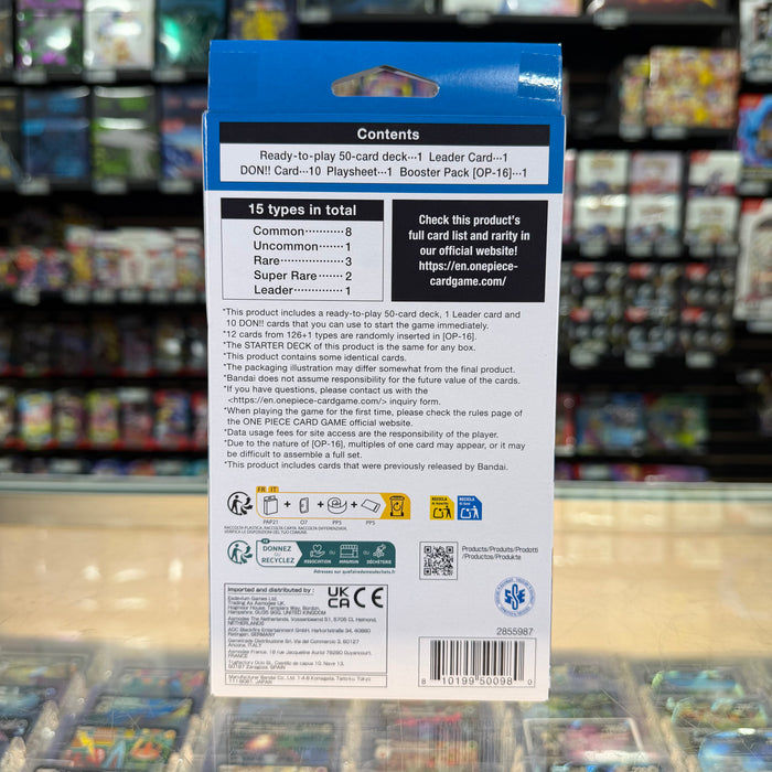 One Piece TCG: Kuzan (Blue) [ST-33] - Starter Deck (Limit 1)