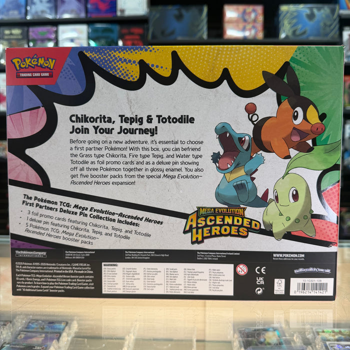 Pokémon TCG: Mega Evolution: Ascended Heroes - First Partners Deluxe Pin Collection (Limit 1)
