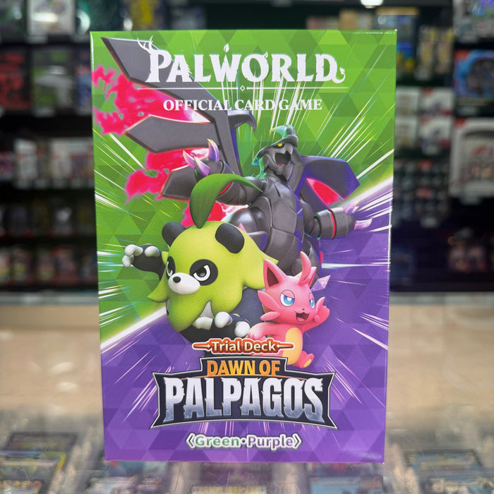 Palworld TCG: Dawn of Palpagos - Trial Deck Green・Purple (TD02) (Limit 1)