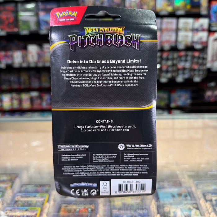 Pokémon TCG: Mega Evolution: Pitch Black - Single Pack Blister (Limit 8)