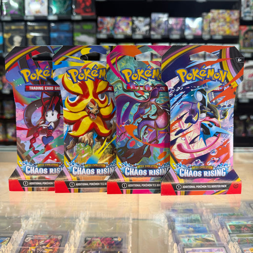 pokemon trading card game: mega evolution sleeved booster pack Pokémon TCG: Mega Evolution: Chaos Rising