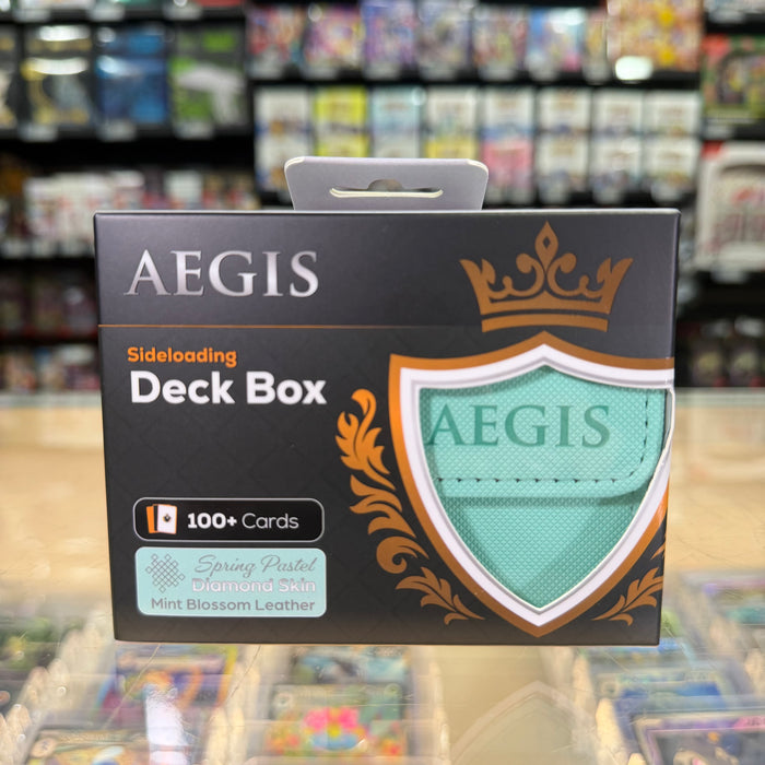 Aegis: Sideloading Deck Box 100+ (Spring Pastel - Mint Blossom)