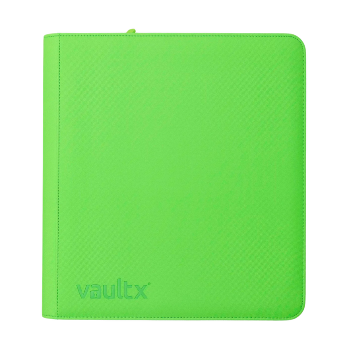 Vault X: 12-Pocket Zip Binder (Neon Green)