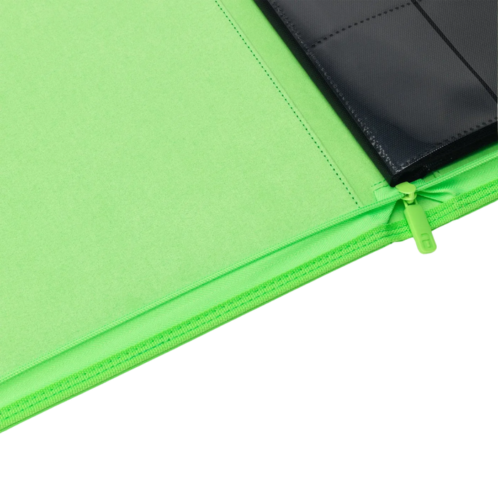 Vault X: 12-Pocket Zip Binder (Neon Green)