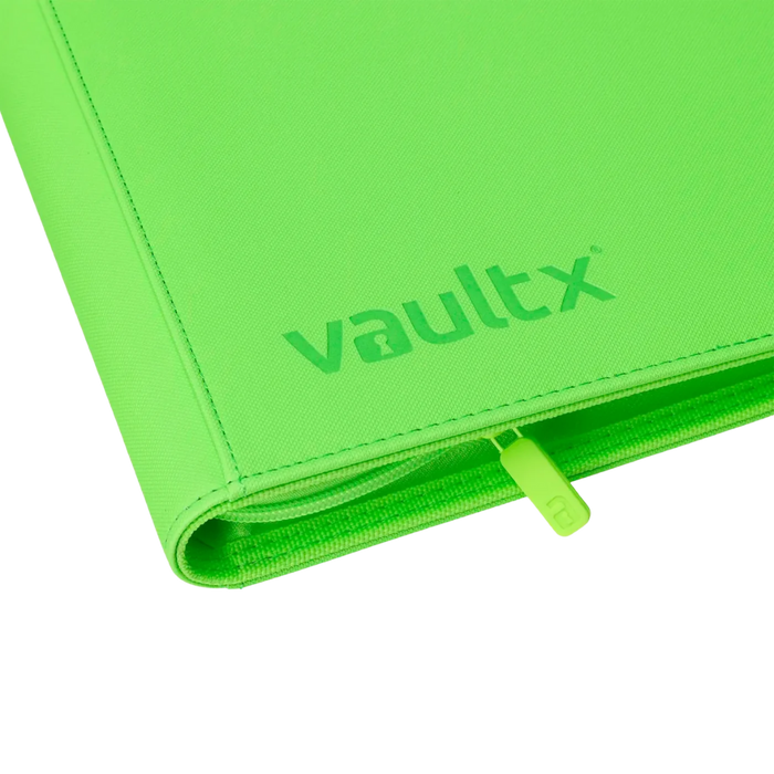 Vault X: 9-Pocket Zip Binder (Neon Green)