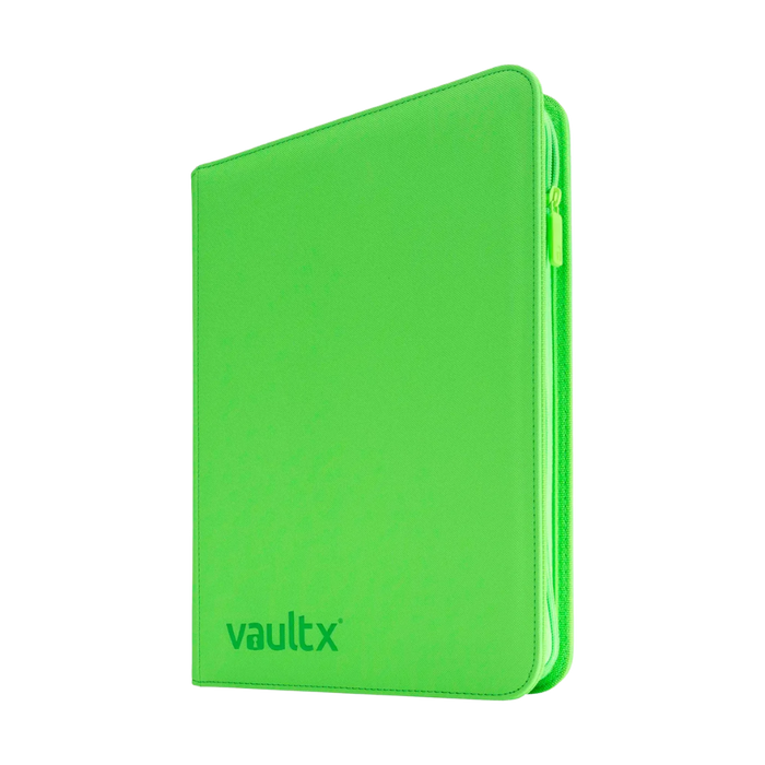 Vault X: 9-Pocket Zip Binder (Neon Green)