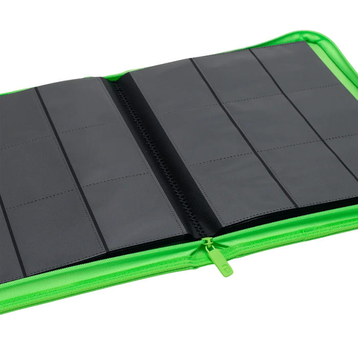 Vault X: 9-Pocket Zip Binder (Neon Green)