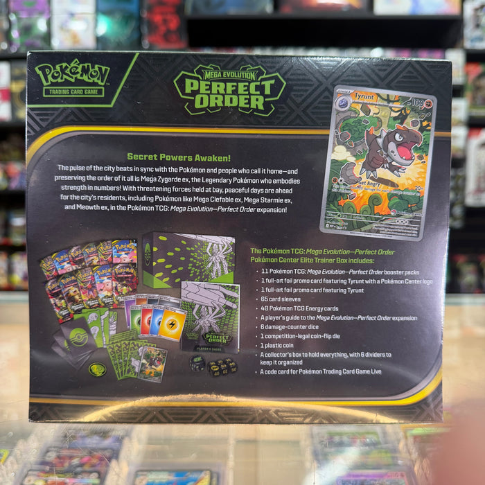Pokémon TCG: Mega Evolution: Perfect Order - Elite Trainer Box (Pokémon Center Exclusive)