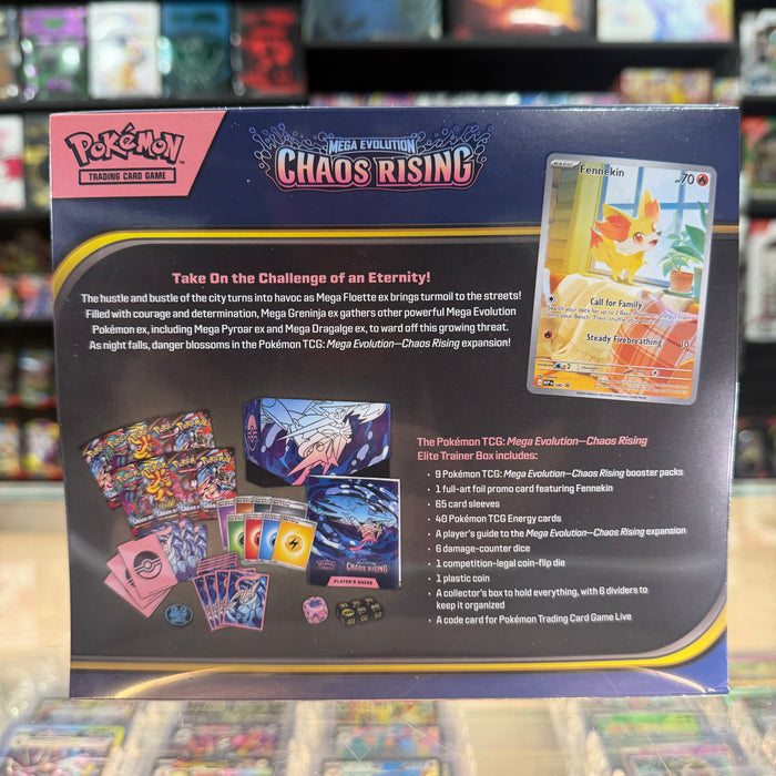 Pokémon TCG: Mega Evolution: Chaos Rising - Elite Trainer Box (Limit 1)