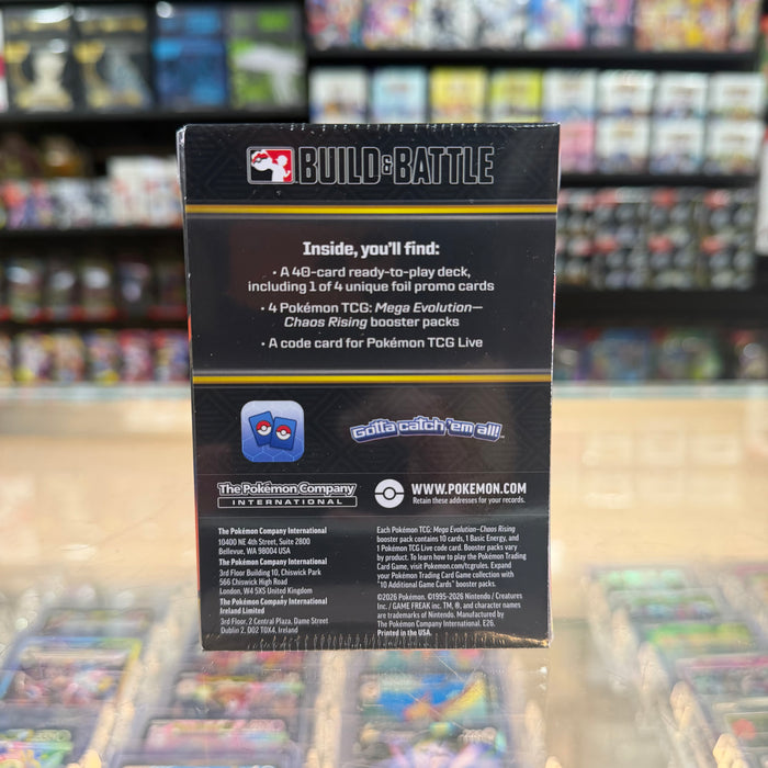 Pokémon TCG: Mega Evolution: Chaos Rising - Build & Battle Box (Limit 1)