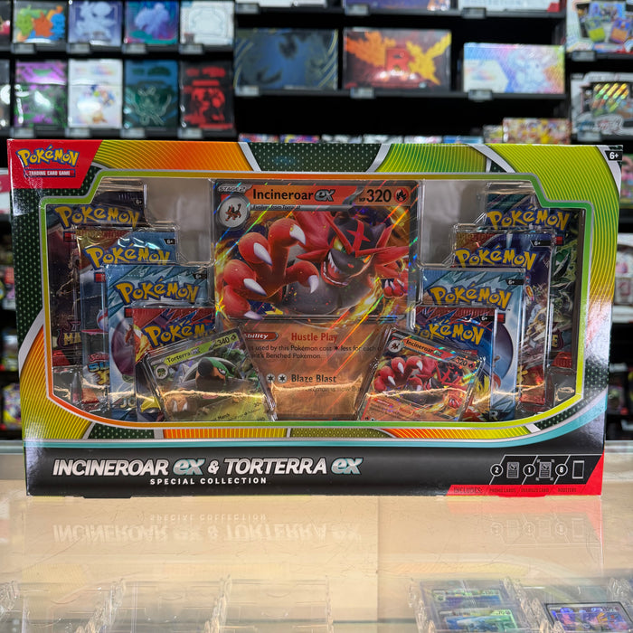 Pokémon TCG: Incineroar ex & Torterra ex Special Collection (Limit 1)