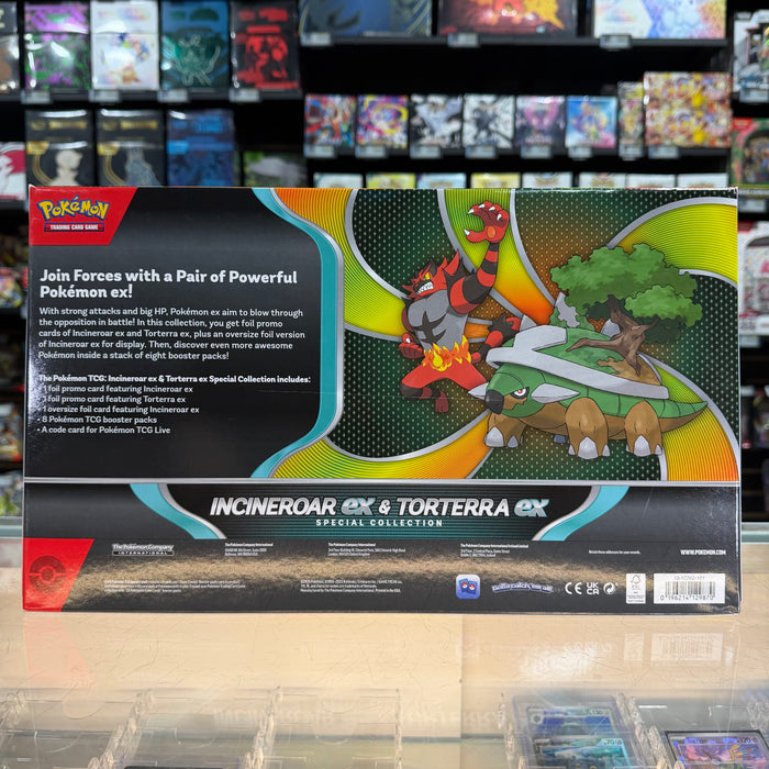Pokémon TCG: Incineroar ex & Torterra ex Special Collection (Limit 1)