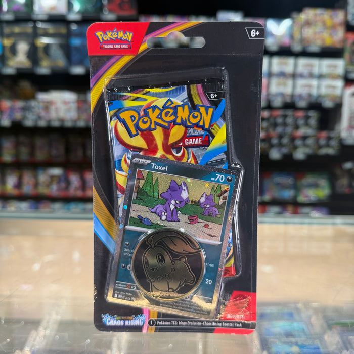 Pokémon TCG: Mega Evolution: Chaos Rising - Single Pack Blister (Toxel) (Limit 2)