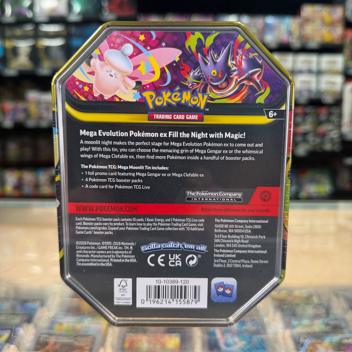 Pokémon TCG: Mega Moonlit Tin (Mega Clefable ex) (Limit 2)