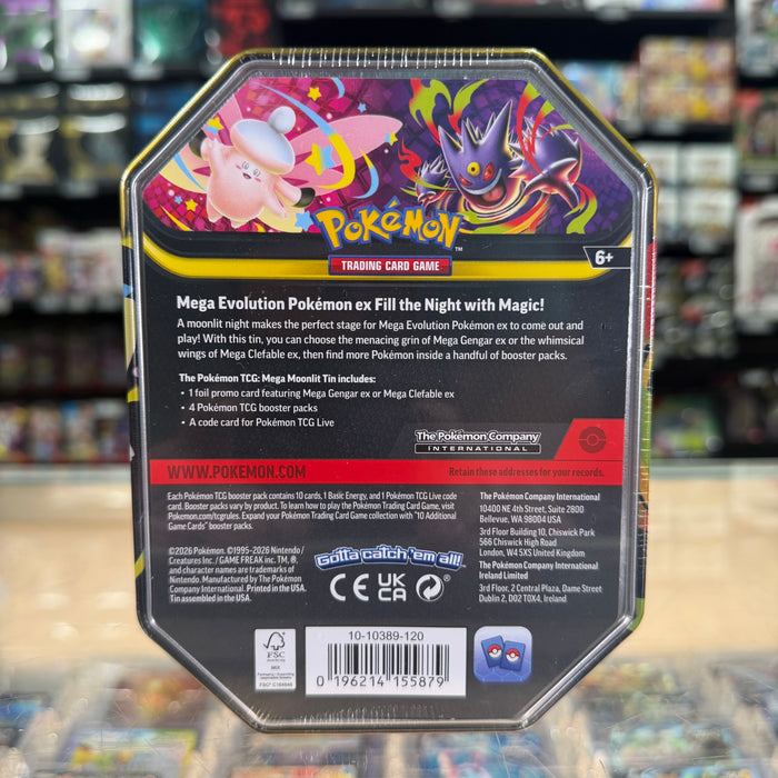 Pokémon TCG: Mega Moonlit Tin (Mega Gengar ex) (Limit 2)