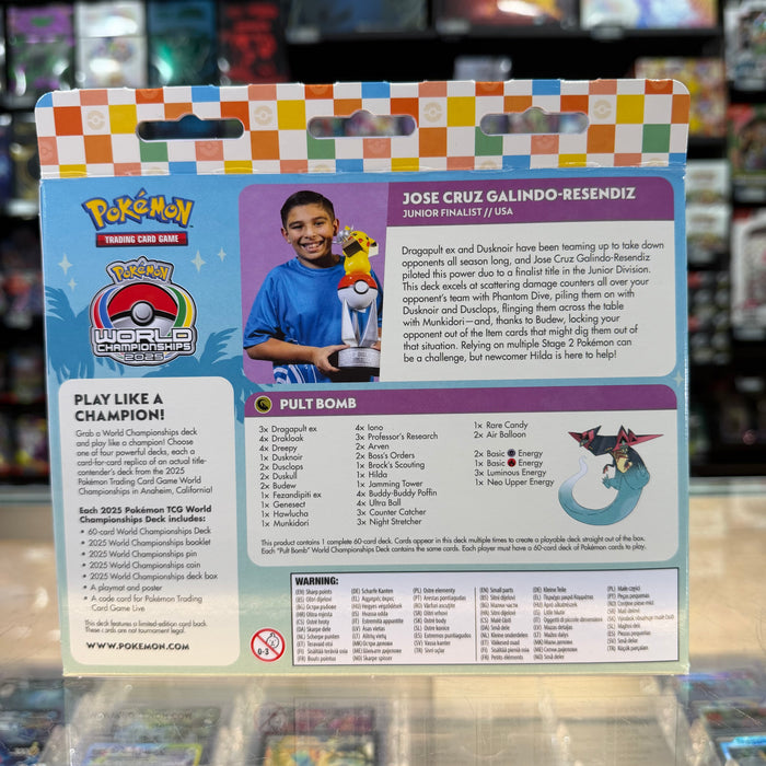 Pokémon TCG: 2025 World Championship Deck (Pult Bomb - Jose Cruz Galindo-Resendiz)